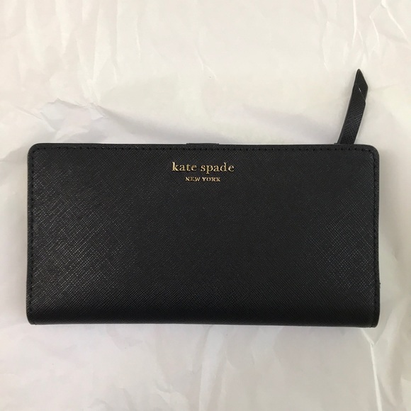 kate spade Handbags - ♠️ Kate Spade Cameron Black Snap Wallet ♠️